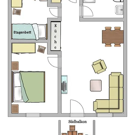 Haus Seeschwalbe Апартаменты *